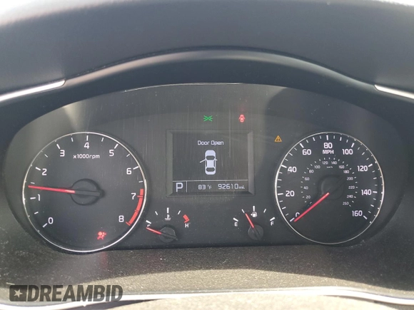 2015 Kia Cadenza Premium with VIN KNALN4D77F5172791, listed as a Copart auction lot 78035114 with 92,610 mi miles and Salvage Title. Bid and sale history available at carsss.com. Image 9.