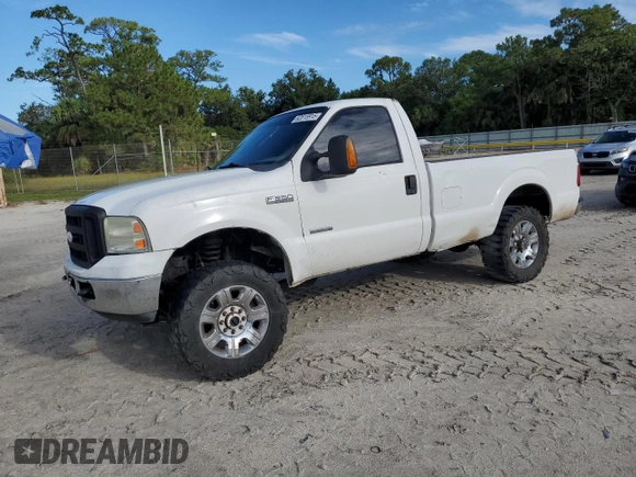 2006 Ford F-250 XL with VIN 1FTSF21P16ED54023, listed as a Copart auction lot 62515915 with 208,888 mi miles and Salvage title. Bid and sale history available at DreamBid. Image 1.