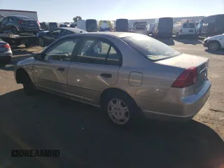 2001 Honda Civic LX with VIN 1HGES15561L022838, listed as a Copart auction lot 83866374 with 179,691 mi miles and Salvage Title. Bid and sale history available at DreamBid. Image 2.
