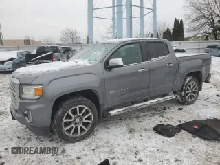 2021 GMC Canyon 4WD Denali with VIN 1GTG6EEN0M1194026, listed as a Copart auction lot 41902315 with 45,710 mi miles and Salvage Title. Bid and sale history available at carsss.com. Image 1.