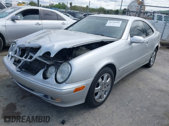 2002 Mercedes-Benz CLK 320/430 with VIN WDBLJ65G52T126485, listed as a IAAI auction lot 41978394 with 141,315 mi miles and . Bid and sale history available at DreamBid. Image 2.