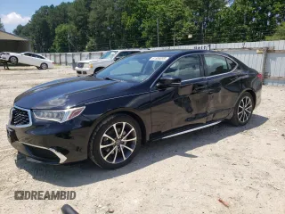 2018 Acura TLX Technology with VIN 19UUB2F59JA000893, listed as a Copart auction lot 61586695 with 92,725 mi miles and Salvage title. Bid and sale history available at DreamBid. Image 1.