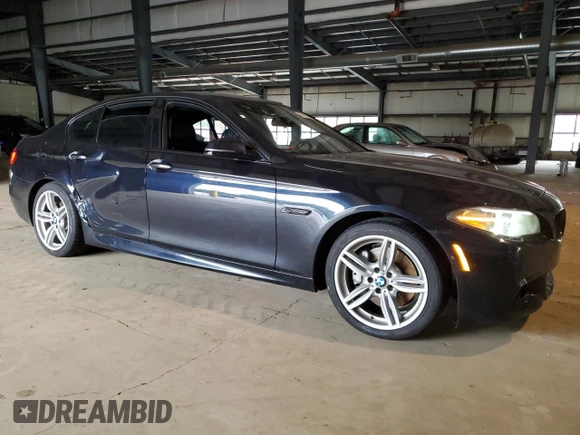 2015 BMW 5 Series 535d xDrive with VIN WBAFV3C51FD686441, listed as a Copart auction lot 79429274 with 67,193 mi miles and Salvage title. Bid and sale history available at DreamBid. Image 4.