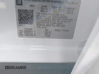 2020 GMC Terrain Denali с VIN 3GKALXEX7LL337125, выставлен на аукционе IAAI как лот 41642984 с пробегом 35 157 миль миль и . История ставок и продаж доступна на DreamBid. Изображение 9.