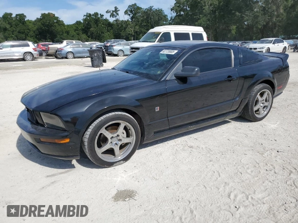 2005 Ford Mustang Deluxe with VIN 1ZVFT80N055111232, listed as a Copart auction lot 62728805 with 171,848 mi miles and Salvage title. Bid and sale history available at DreamBid. Image 1.