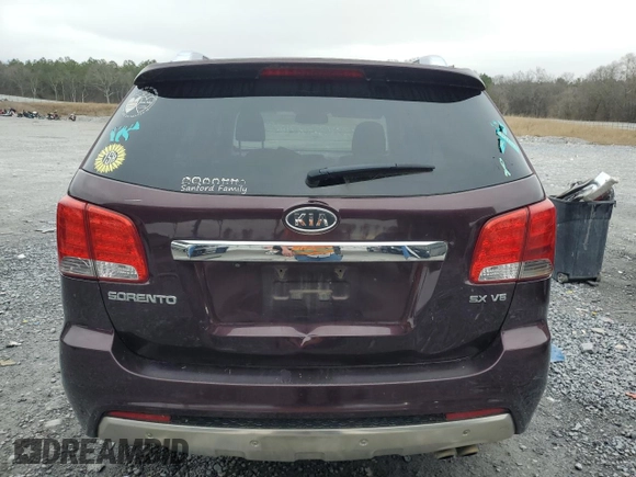 2011 Kia Sorento SX with VIN 5XYKW4A26BG131512, listed as a Copart auction lot 44335425 with 236,082 mi miles and Clean Title. Bid and sale history available at carsss.com. Image 6.