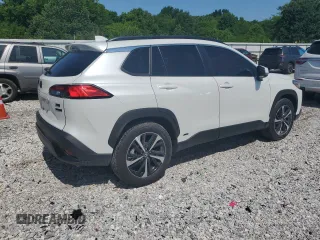 2023 Toyota Corolla Cross Hybrid S with VIN 7MUFBABG5PV008595, listed as a Copart auction lot 60002585 with 9,052 mi miles and Salvage title. Bid and sale history available at DreamBid. Image 3.