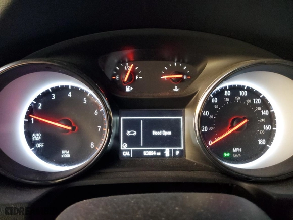 2018 Buick Regal Sportback Preferred with VIN W04GL6SX7J1071477, listed as a Copart auction lot 80365684 with 63,894 mi miles and Salvage Title. Bid and sale history available at carsss.com. Image 9.