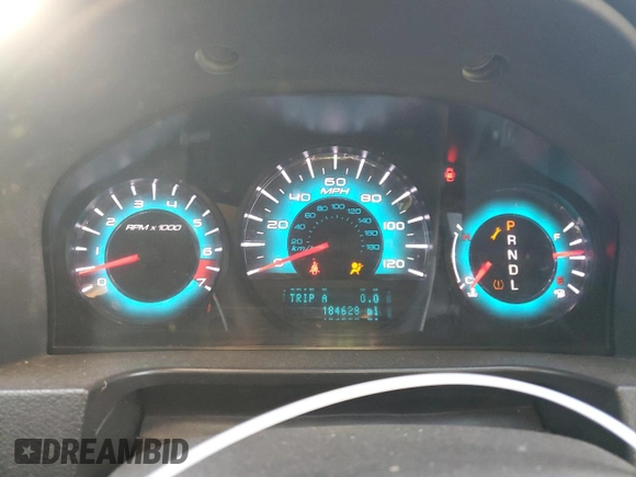 2012 Ford Fusion SE with VIN 3FAHP0HA2CR124891, listed as a Copart auction lot 76113714 with 184,628 mi miles and Salvage title. Bid and sale history available at DreamBid. Image 9.