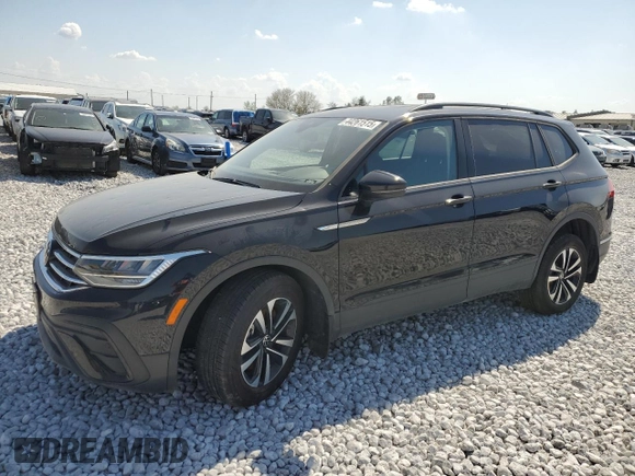 2024 Volkswagen Tiguan S with VIN 3VVFB7AX9RM139970, listed as a Copart auction lot 44261515 with 5,265 mi miles and Salvage title. Bid and sale history available at DreamBid. Image 1.