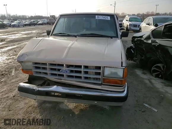 1992 Ford Ranger with VIN 1FTCR10A6NTA80105, listed as a Copart auction lot 86170424 with 12,125 mi miles and Non Repairable. Bid and sale history available at carsss.com. Image 11.