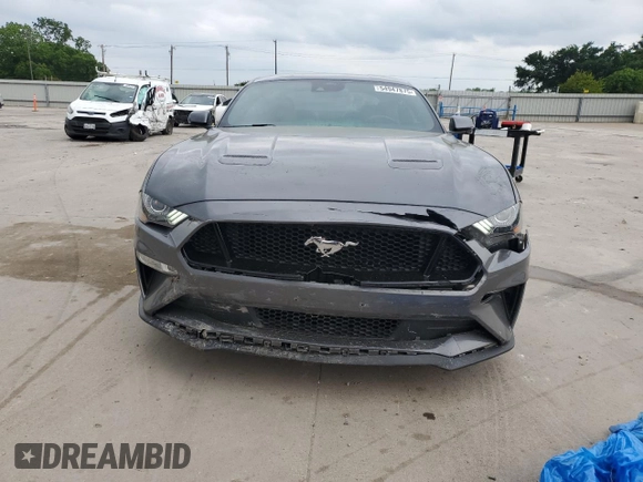 2023 Ford Mustang GT with VIN 1FA6P8CFXP5304962, listed as a Copart auction lot 54947875 with 12,317 mi miles and Salvage title. Bid and sale history available at DreamBid. Image 5.