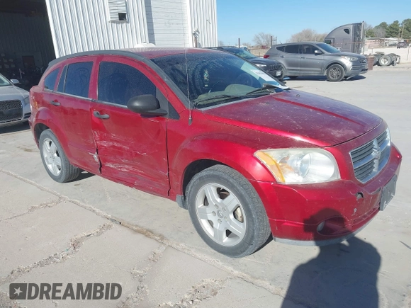 2008 Dodge Caliber SXT with VIN 1B3HB48B68D571783, listed as a IAAI auction lot 41653896 with 159,659 mi miles. Bid and sale history available at carsss.com. Image 1.