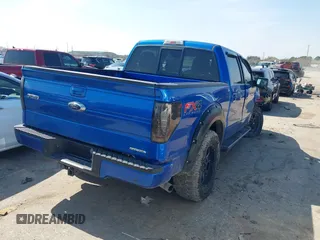 2013 Ford F-150 XL with VIN 1FTFW1EF0DFB98061, listed as a IAAI auction lot 41586726 with 116,183 mi miles. Bid and sale history available at carsss.com. Image 4.
