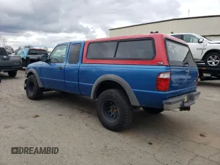 2001 Ford Ranger XL Fleet with VIN 1FTZR15E41PA65773, listed as a Copart auction lot 46953075 with 271,463 mi miles and Salvage Title. Bid and sale history available at carsss.com. Image 2.