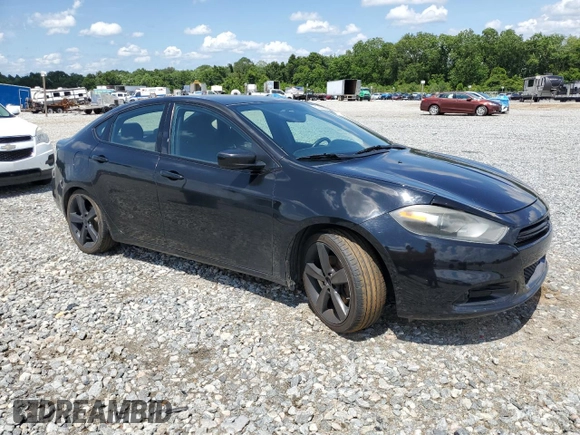 2015 Dodge Dart SXT with VIN 1C3CDFBB7FD102016, listed as a Copart auction lot 60536365 with 186,322 mi miles and Salvage title. Bid and sale history available at DreamBid. Image 4.
