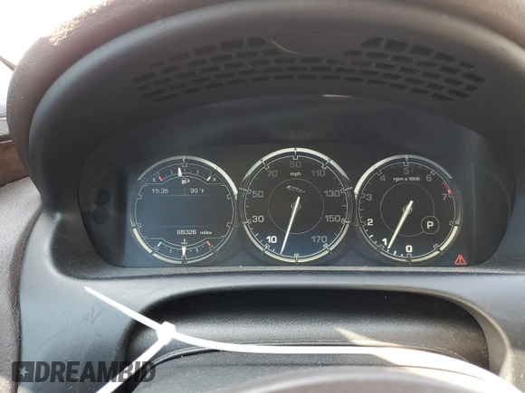 2015 Jaguar XJ with VIN SAJWA1CZ8F8V81637, listed as a Copart auction lot 55619555 with 88,328 mi miles and Salvage Title. Bid and sale history available at DreamBid. Image 9.