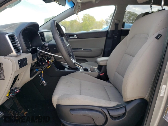 2020 Kia Sportage LX with VIN KNDPM3ACXL7724089, listed as a Copart auction lot 51754855 with Not Provided miles and Salvage Title. Bid and sale history available at DreamBid. Image 7.