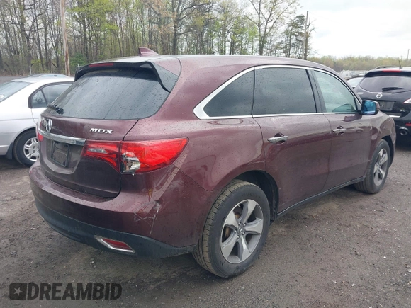 2016 Acura MDX with VIN 5FRYD4H2XGB037376, listed as a IAAI auction lot 42029932 with 139,055 mi miles. Bid and sale history available at carsss.com. Image 4.