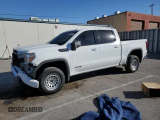 2021 GMC Sierra 1500 AT4 with VIN 3GTP9EED1MG393229, listed as a Copart auction lot 45381255 with 92,048 mi miles and Clean Title. Bid and sale history available at carsss.com. Image 1.