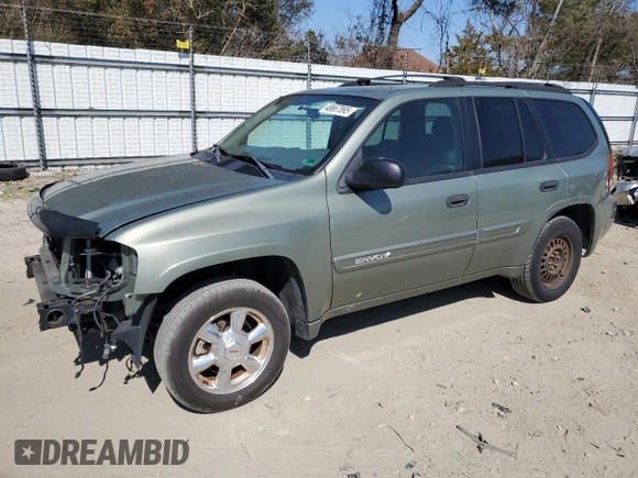 2004 GMC Envoy SLE with VIN 1GKDS13S542324252, listed as a Copart auction lot 48667895 with 206,206 mi miles and Salvage Title. Bid and sale history available at carsss.com. Image 1.