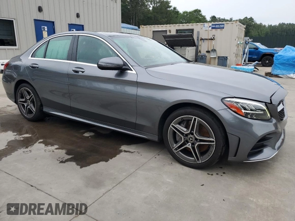 2020 Mercedes-Benz C 300 z VIN WDDWF8EB4LR559008, wystawiony jako Copart lot #57381275 z przebiegiem 74 999 mil mil oraz Szkoda całkowita • Salvage title. Historia ofert i sprzedaży dostępna na DreamBid. Obrazek 4.