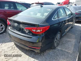 2016 Hyundai Sonata Sport with VIN 5NPE34AF3GH315671, listed as a IAAI auction lot 41729655 with 145,556 mi miles and . Bid and sale history available at DreamBid. Image 4.