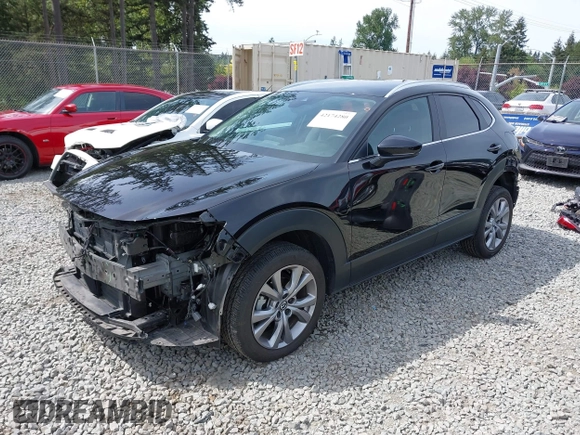 2023 Mazda CX-30 S Carbon Edition with VIN 3MVDMBCM3PM562447, listed as a IAAI auction lot 42174280 with 22,028 mi miles and . Bid and sale history available at DreamBid. Image 18.