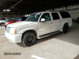 2005 Cadillac Escalade ESV z VIN 3GYFK66N55G118200, wystawiony jako Copart lot #59018515 z przebiegiem 200 801 mil mil oraz Szkody całkowita. Historia ofert i sprzedaży dostępna na DreamBid. Obrazek 1.