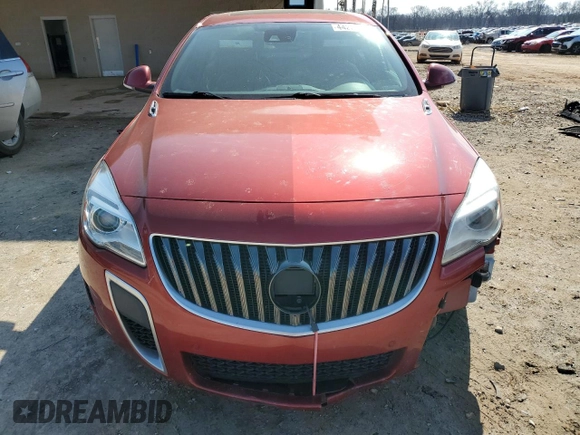 2015 Buick Regal GS with VIN 2G4GT5GX8F9120161, listed as a Copart auction lot 44225515 with 137,437 mi miles and Salvage Title. Bid and sale history available at DreamBid. Image 5.