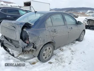 2008 Hyundai Accent GLS with VIN KMHCN46C88U270746, listed as a IAAI auction lot 41392092 with 146,419 mi miles. Bid and sale history available at carsss.com. Image 4.
