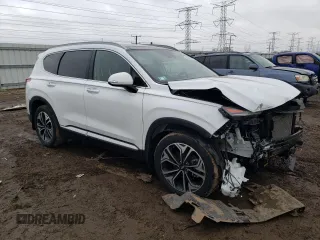 2019 Hyundai Santa Fe Ultimate with VIN 5NMS5CAA5KH107101, listed as a Copart auction lot 36755253 with 43,696 mi miles. Bid and sale history available at carsss.com. Image 4.