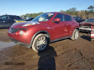 2014 Nissan Juke SV with VIN JN8AF5MR0ET451447, listed as a Copart auction lot 42381805 with 9,688 mi miles and Salvage Title. Bid and sale history available at carsss.com. Image 1.
