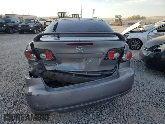 2007 Mazda 6 i Sport VE with VIN 1YVHP84C775M21769, listed as a Copart auction lot 74559704 with 191,361 mi miles and Salvage Title. Bid and sale history available at DreamBid. Image 6.