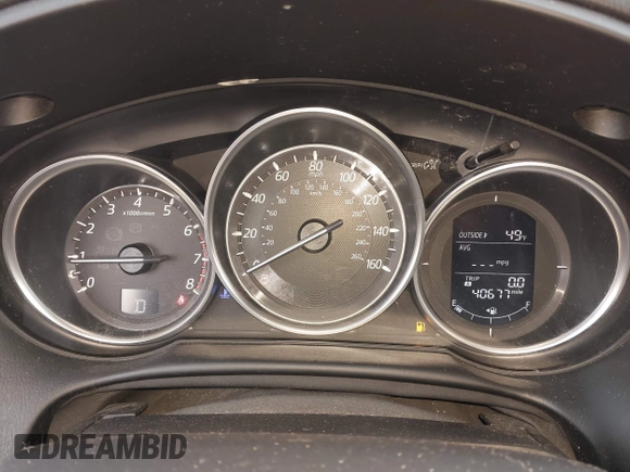 2016 Mazda CX-5 Grand Touring with VIN JM3KE4DY1G0823989, listed as a IAAI auction lot 41770149 with 40,677 mi miles. Bid and sale history available at carsss.com. Image 7.