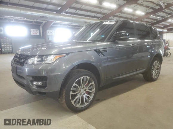 2016 Land Rover Range Rover Sport Dynamic with VIN SALWR2EF7GA584127, listed as a Copart auction lot 58543415 with 95,542 mi miles and Salvage title. Bid and sale history available at DreamBid. Image 1.