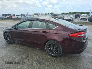 2018 Ford Fusion SE with VIN 3FA6P0HD0JR228472, listed as a Copart auction lot 62747845 with 62,554 mi miles and Clean title. Bid and sale history available at DreamBid. Image 2.