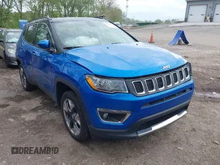 2019 Jeep Compass Limited with VIN 3C4NJDCBXKT647860, listed as a IAAI auction lot 42165719 with 82,860 mi miles and . Bid and sale history available at DreamBid. Image 1.