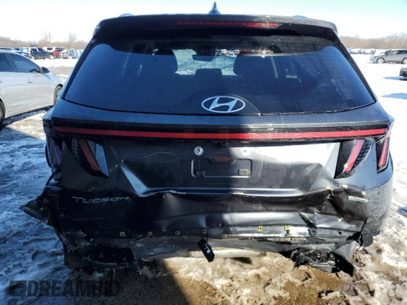 2024 Hyundai Tucson Limited with VIN 5NMJECDE1RH365037, listed as a Copart auction lot 45140755 with 14,393 mi miles and Salvage Title. Bid and sale history available at carsss.com. Image 6.