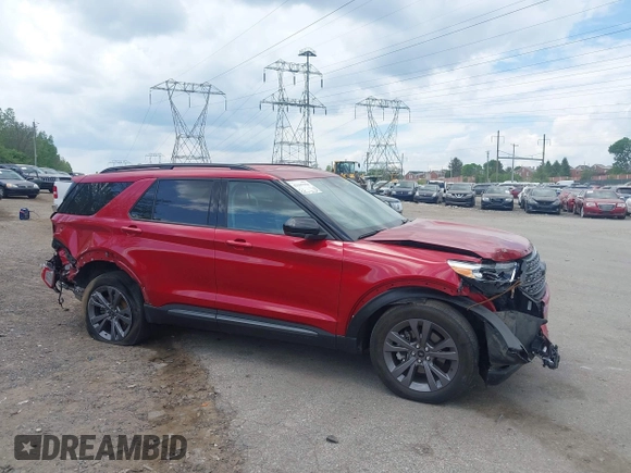 2022 Ford Explorer XLT z VIN 1FMSK8DH4NGC35593, wystawiony jako IAAI lot #42167354 z przebiegiem 29 747 mil mil oraz . Historia ofert i sprzedaży dostępna na DreamBid. Obrazek 18.