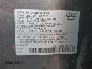 2012 Audi Q7 3.0L TDI Prestige with VIN WA1VMBFE1CD002212, listed as a Copart auction lot 44233805 with 132,342 mi miles and Clean Title. Bid and sale history available at carsss.com. Image 13.