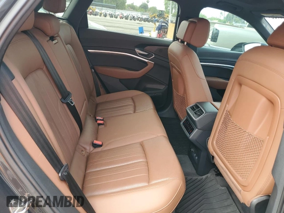 2019 Audi e-tron Premium Plus with VIN WA1LABGE3KB014614, listed as a Copart auction lot 60864165 with 37,718 mi miles and Salvage title. Bid and sale history available at DreamBid. Image 11.