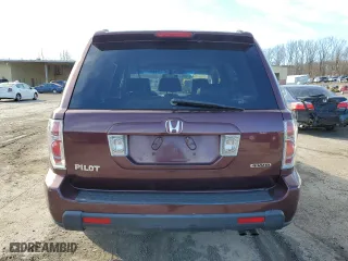 2007 Honda Pilot EX-L with VIN 2HKYF18587H501576, listed as a Copart auction lot 48553955 with 178,796 mi miles and Clean Title. Bid and sale history available at carsss.com. Image 6.