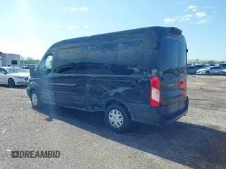2019 Ford Transit Passenger XL with VIN 1FBZX2CM0KKA47375, listed as a IAAI auction lot 42087499 with 93,021 mi miles and . Bid and sale history available at DreamBid. Image 3.