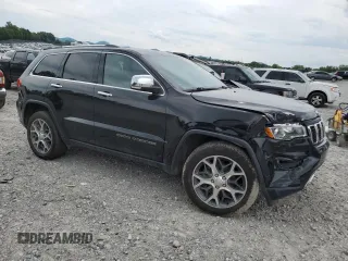 2019 Jeep Grand Cherokee Limited with VIN 1C4RJFBG3KC782099, listed as a Copart auction lot 59717415 with 70,596 mi miles and Salvage title. Bid and sale history available at DreamBid. Image 4.