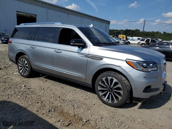 2023 Lincoln Navigator L Reserve with VIN 5LMJJ3LG8PEL03030, listed as a Copart auction lot 67707284 with 0 mi miles and Salvage Title. Bid and sale history available at carsss.com. Image 4.