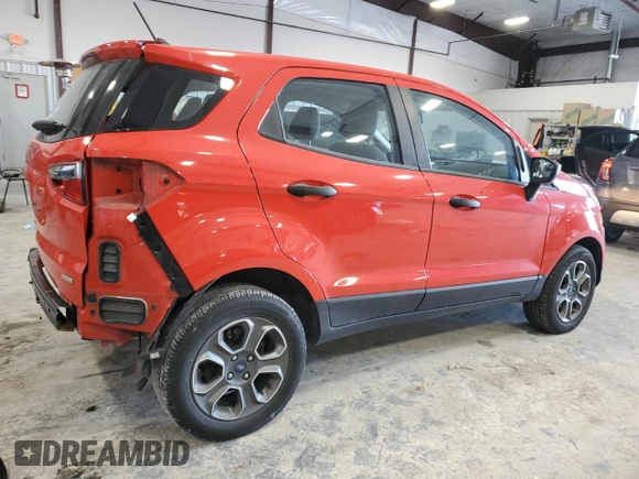 2020 Ford EcoSport S with VIN MAJ3S2FE7LC328353, listed as a Copart auction lot 41810795 with 84,103 mi miles and Salvage Title. Bid and sale history available at carsss.com. Image 3.