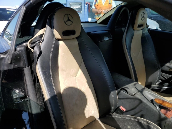 2009 Mercedes-Benz SLK-Class 3.0L with VIN WDBWK54F79F201709, listed as a Copart auction lot 77385544 with 66,593 mi miles and Non Repairable. Bid and sale history available at carsss.com. Image 10.
