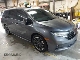 2024 Honda Odyssey Elite with VIN 5FNRL6H97RB031524, listed as a IAAI auction lot 41928350 with 11,681 mi miles. Bid and sale history available at carsss.com. Image 1.