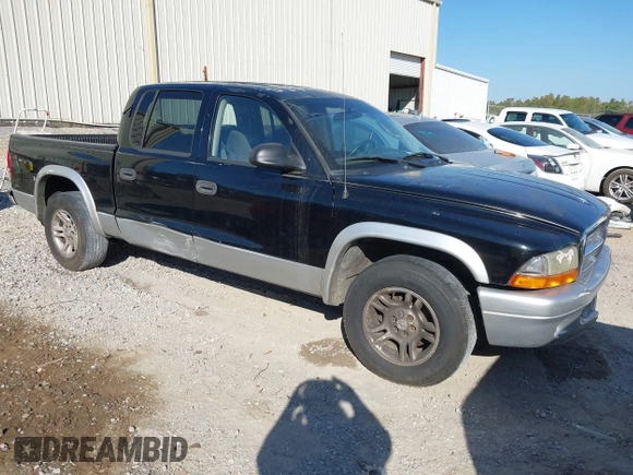2003 Dodge Dakota SLT with VIN 1D7HL48X93S151422, listed as a IAAI auction lot 40661577 with 238,586 mi miles. Bid and sale history available at carsss.com. Image 1.